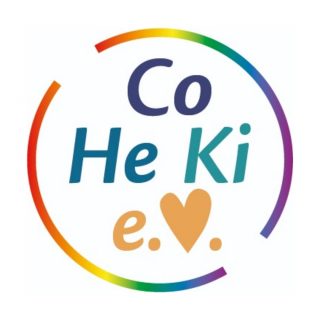 CoHeKi e.V. Logo mit Regenbogenumrandung
